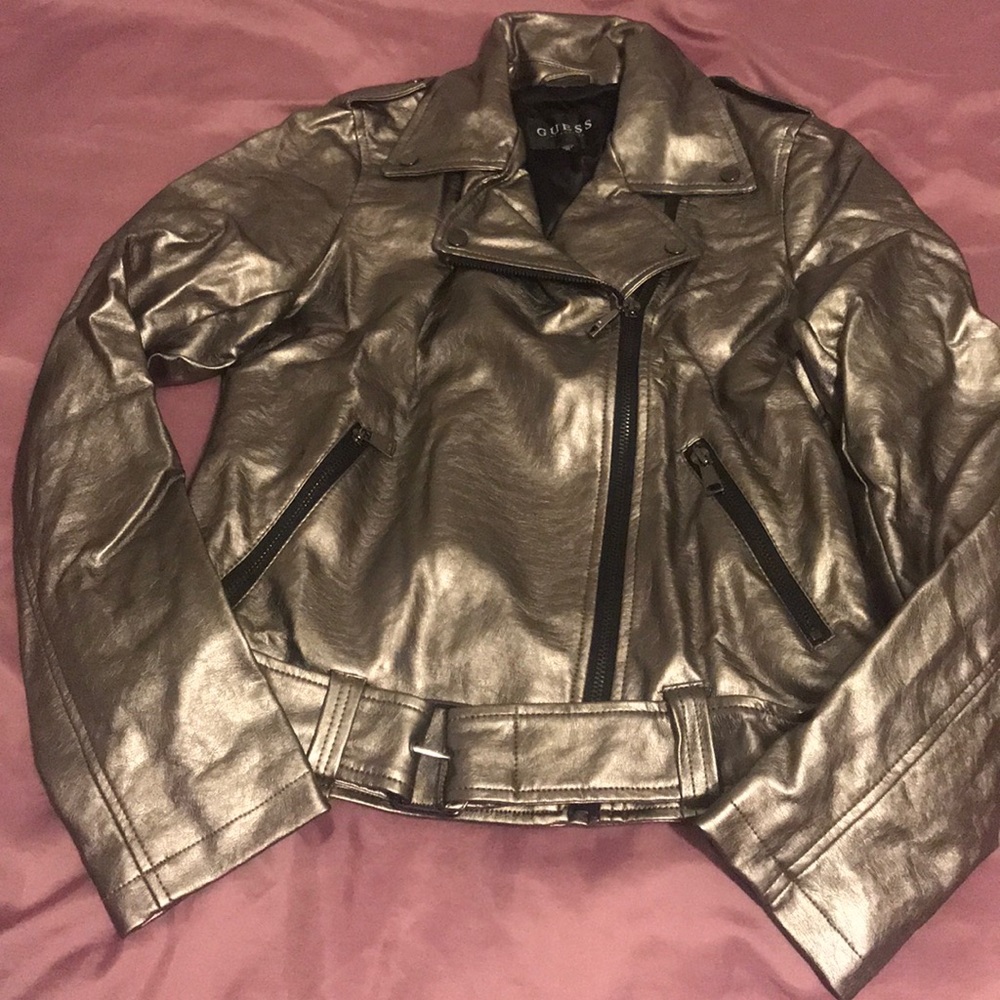 Faux leather jacket